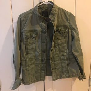 Lucky Brand olive cargo jacket